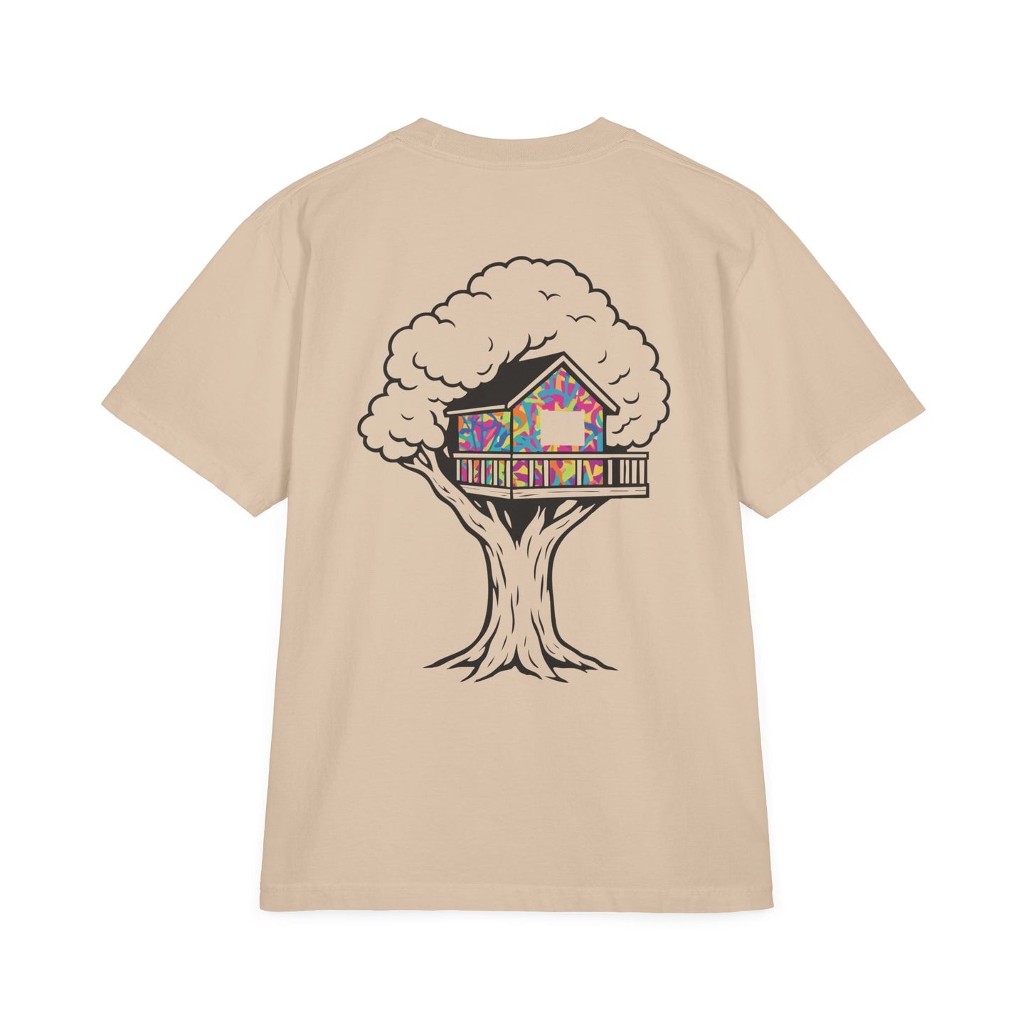 Unisex Garment-Dyed Drop-Shoulder T-Shirt