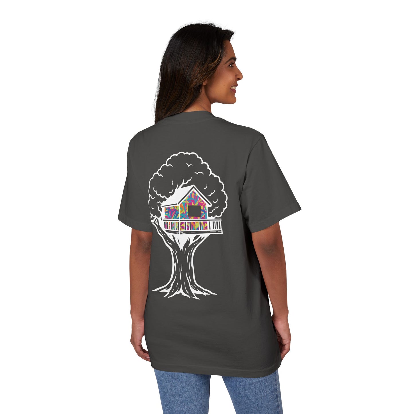 Unisex Garment-Dyed Drop-Shoulder T-Shirt