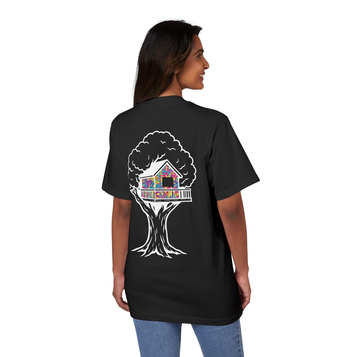 Unisex Garment-Dyed Drop-Shoulder T-Shirt