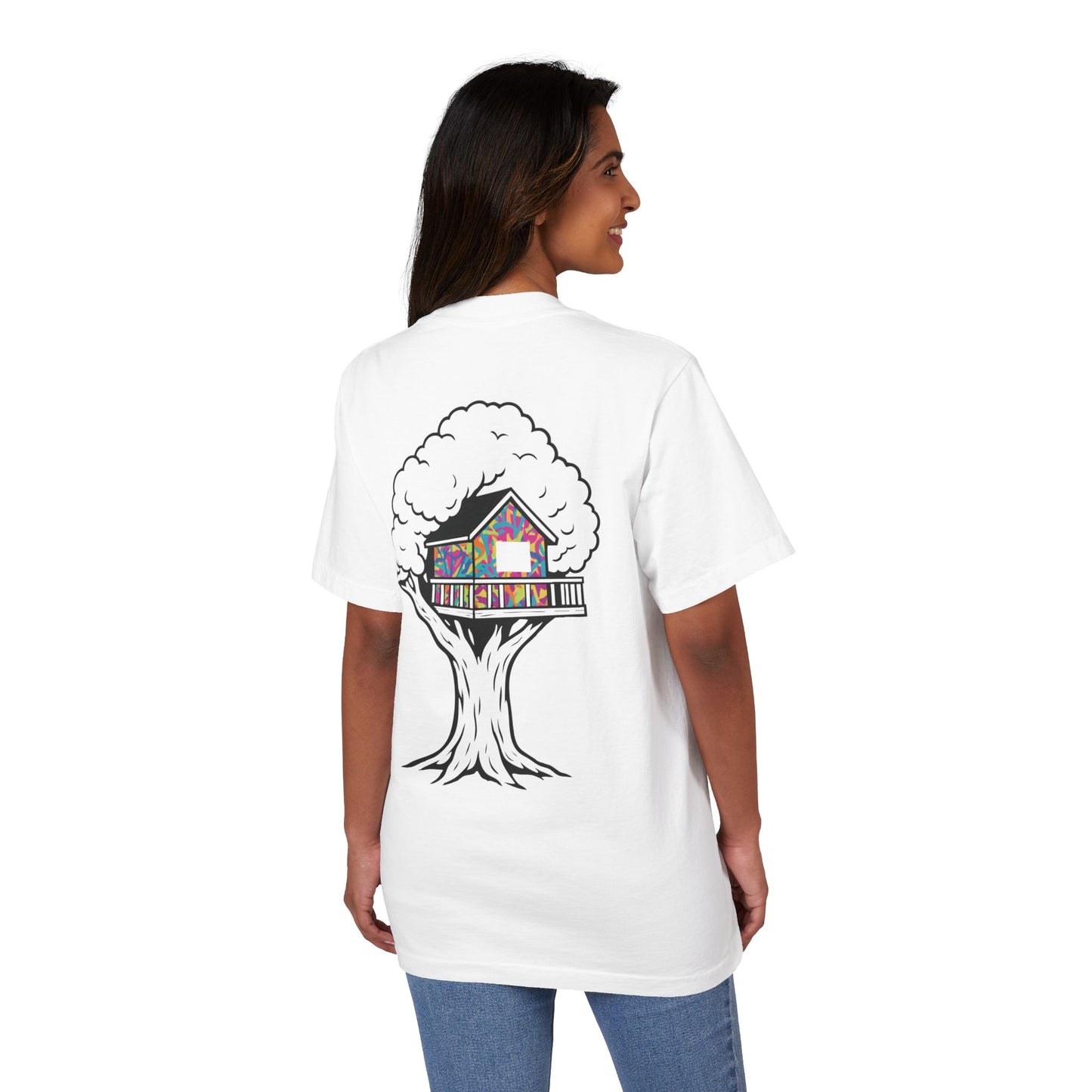 Unisex Garment-Dyed Drop-Shoulder T-Shirt