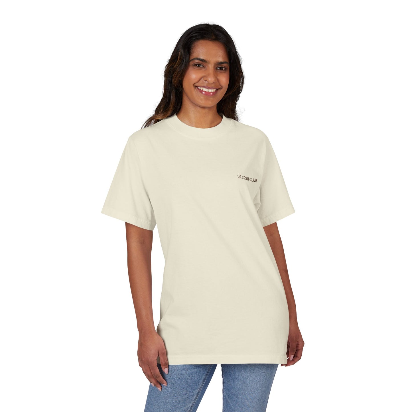 Unisex Garment-Dyed Drop-Shoulder T-Shirt