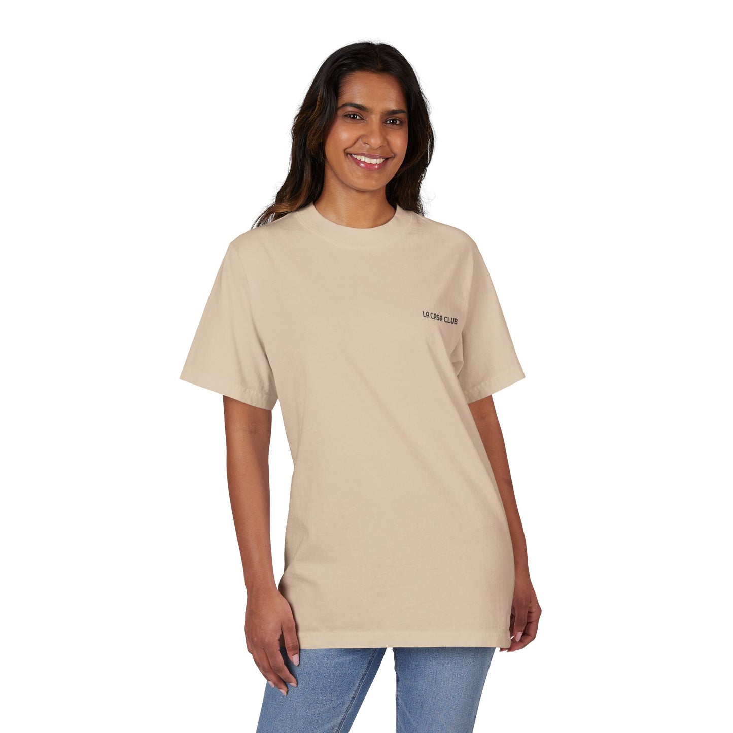 Unisex Garment-Dyed Drop-Shoulder T-Shirt