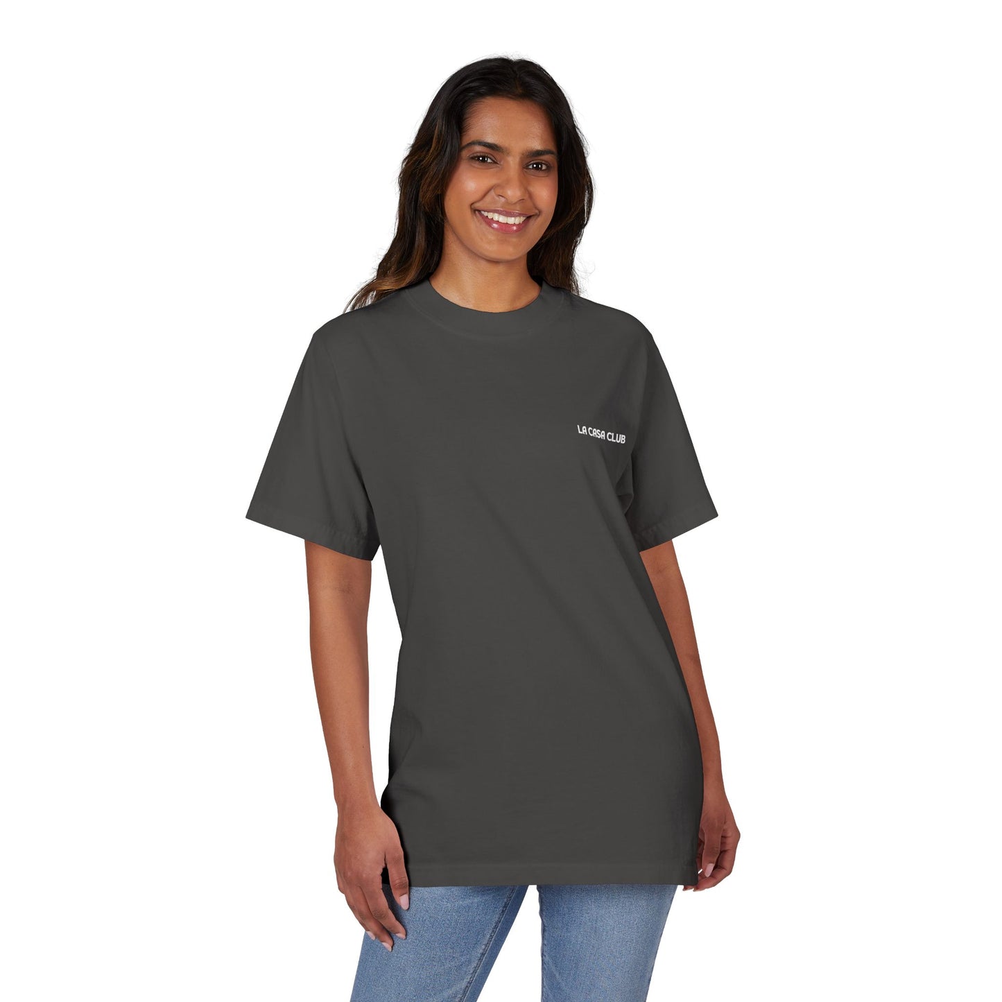 Unisex Garment-Dyed Drop-Shoulder T-Shirt