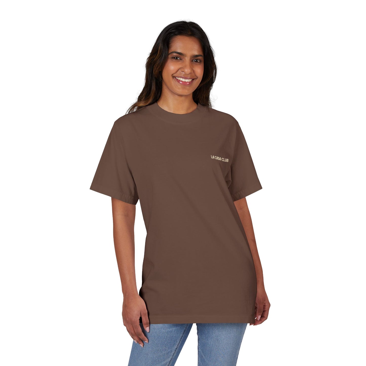 Unisex Garment-Dyed Drop-Shoulder T-Shirt